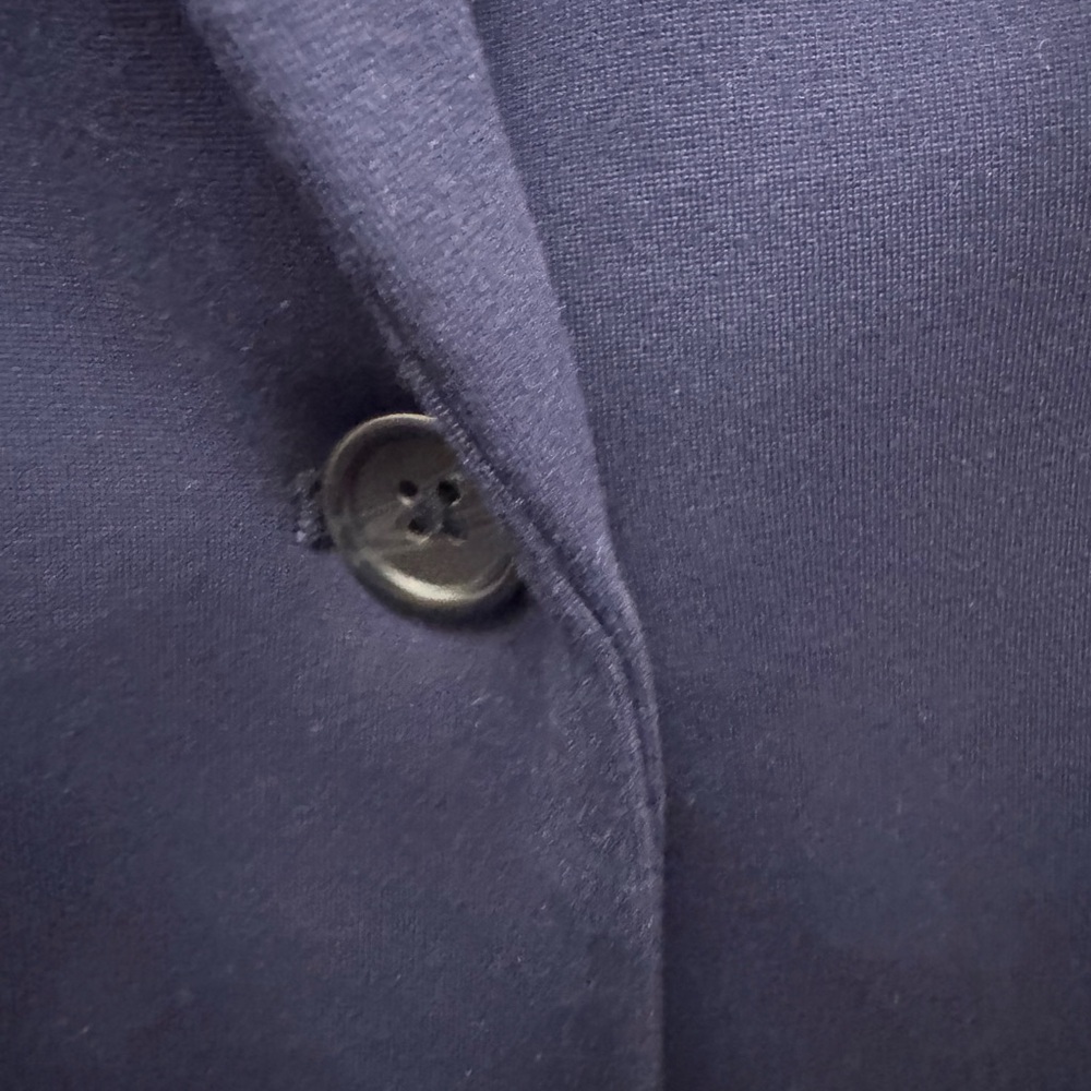 J. Crew Factory Ponte work blazer AS336 12 Navy Blue - Picture 9 of 11